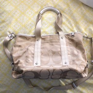 Coach bag and matching wallet